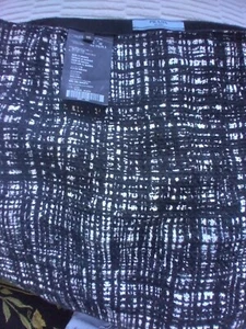 PRADA Tweed Pencil Skirt Black/White Size 46 (L) - Picture 1 of 4