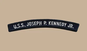 US Navy DD-850 USS Joseph P. Kennedy Jr Destroyer UIM Shoulder Rocker Tab (01) - Picture 1 of 1