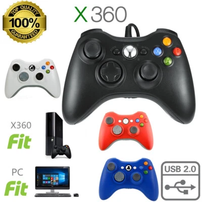 Wired / Wireless Game USB Controller Gamepad Joystick For Microsoft Xbox 360 &PC - Image 1 of 4
