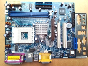 VINTAGE - ASROCK - K7S41GX + KOPFMASKE - FUNKTIONSFÄHIG - Bild 1 von 5