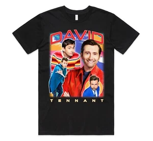 David Tennant Homage T-shirt Top 90's Retro TV Show Icon Legend Doctor Gift - Picture 1 of 6