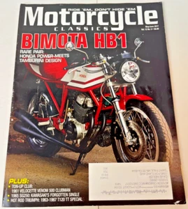 Motorcycle Classics 2017 Magazine Bimota HB1, 1961 Velocette Venom 500, Kawasaki - Picture 1 of 2