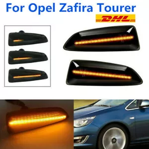 2X LED SEITENBLINKER BLINKER SMOKE SCHWARZ FÜR OPEL ASTRA J K ZAFIRA C GRANDLAND - Bild 1 von 4