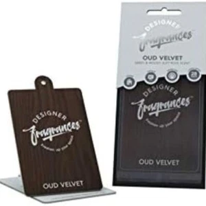 Designer Fragrances Oud Velvet Card Car Air Freshener 2D Scented Hanging - Picture 1 of 1