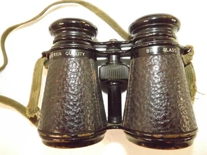 De colección Gafas de Campo Observación de Aves Caza Binoculares Cuero/Metal con Estuche Era Francesa Primera Guerra Mundial - Imagen 1 de 24