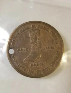 Tony Lama Medaillon Werbung 70er Jahre - Bild 1 von 4