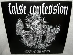 FALSE CONFESSION Resurrectionists LP PUNK ROCK Nardcore HARDCORE Black Vinyl NEW - Foto 1 di 1