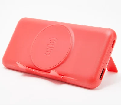 HALO 10,000mAH 无线移动电源带支架罂粟花 — 第 1/2 张图片