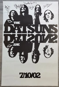 The Datsuns Signed Debut Album Promo Poster from 2002 - Foto 1 di 12