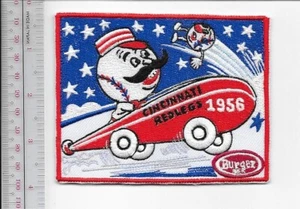 Bier Baseball Cincinnati Redlegs & Burger Bier 1956 NL Promo Patch - Bild 1 von 1