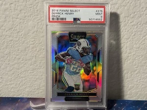 2016 Select Derrick Henry #275 Silver Prizm Field Level Rookie RC PSA 9 - Foto 1 di 2