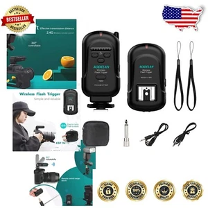 Dynamic Wireless Flash Trigger with Wired/Wireless Options - Includes Sync Cable - Picture 1 of 10