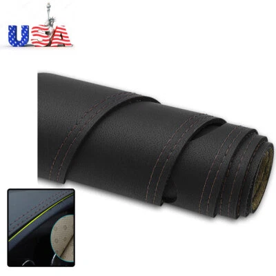 Almohadilla de parasol de cuero para auto línea marrón negra para Jeep Grand Cherokee 2011-2017  Foto 1 de 4