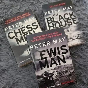 Lewis Trilogy Collection Peter May 3 Books Set (Lewis Man, Blackhouse Chess Men) - Picture 1 of 8