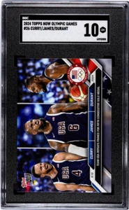 2024 Topps Now Olympic Games #26 Curry/James/Durant SGC 10 - Picture 1 of 2