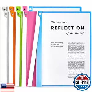 Jutieuo 10PCS Clear Report Covers with Swing Clip, Professional Clear Front P - Picture 1 of 5