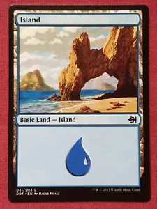 Magic The Gathering DUEL DECKS MERFOLK VS GOBLINS ISLAND 31 land card MTG - Picture 1 of 2