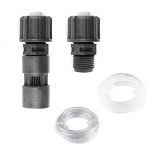 G1/2" - SET 4x6 mm valvola dosatrice/valvola vaccino - valvola a pedale/filtro piede per cloro/PH - Foto 1 di 4