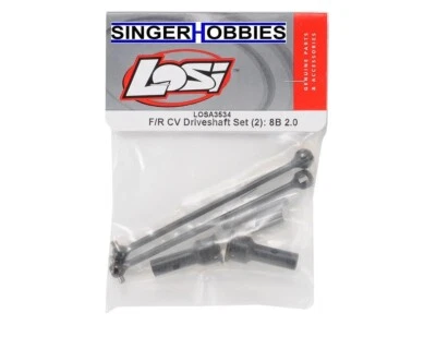 LOSI LOSA3534 8IGHT SERIES Front/Rear CV Driveshaft Set (2) HH - Image 1 of 2