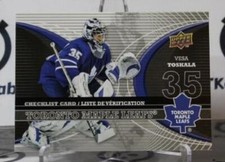 VESA TOSKALA # CL-TOR UPPER DECK McDONALD'S  2008-09 HOCKEY NHL GOALTENDER TORON