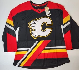 Calgary Flames Adidas Authentic Reverse Retro NHL Trikot Gr. 50-54 Primegreen Neu mit Etikett - Bild 1 von 7