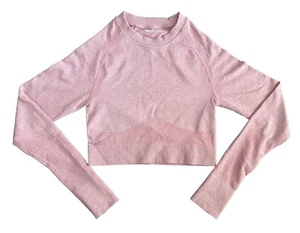 Lorna Jane Sz S Seamless Long Sleeve Crop Top - Picture 1 of 2
