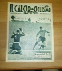 IL CALCIO E IL CICLISMO ILLUSTRATO 41 - 9 OTTOBRE 1952 - IN GINOCCHIO IL NAPOLI - Imagen 1 de 2