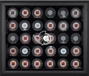 Ottawa Senators (2020-Present) 30-Puck Black Display Case - Picture 1 of 1