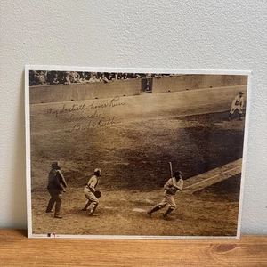 Babe Ruth Historic 60th Home Run 30. September 1927 Foto Autogramm Repro p4 - Bild 1 von 6