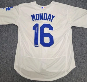 Rick Monday signed Los Angeles Dodgers Jersey autograph ~ Beckett BAS - Picture 1 of 6