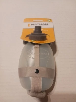 Garrafa de hidratação portátil Nathan Sprint 10 oz corrida (cinza sprint) NOS RARA - Imagem 1 de 2