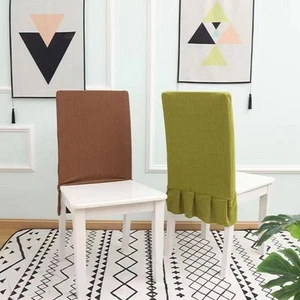 Chair Back Cover for Restaurant and Hotel Seating Soft and Comfortable Fabric - Photo 1/7