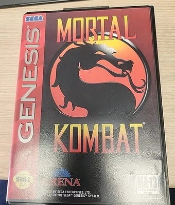 Mortal Kombat SEGA Genesis Complete with Game, Case, & Manual With Hangtab - Image 1 of 3