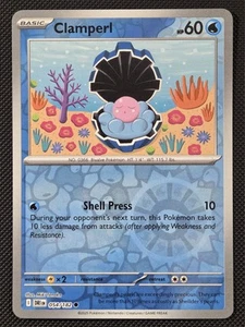 Pokemon Clamperl 054/182 Reverse Holo Sv10: Destined Rivals 🔥🔥🔥 - Picture 1 of 2