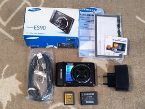 Samsung ES90 14.2MP Digital Camera - Black Fully Working Great Shape BOX - Picture 1 of 19