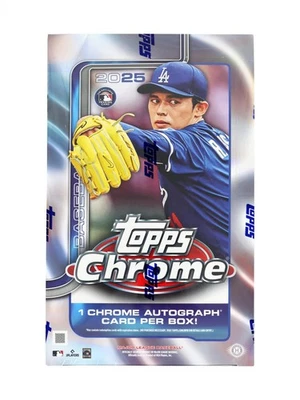2025 TOPPS CHROME BASEBALL HOBBY BOX - Image 1 of 4