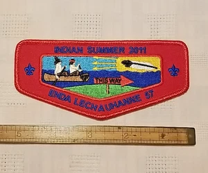 Enda Lechauhanne Lodge 57 2011 Indian Sommer Flap - Red Border Neu - Bild 1 von 1