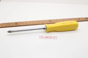 Snap-on SSDP42 4" Vástago #2 Phillips Destornillador Amarillo Mango Duro EE. UU. - Imagen 1 de 9