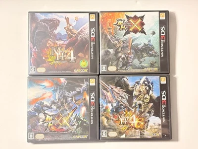 Capcom Monster Hunter X Cross/ XX Double CROSS/ 4/ 4G Set Nintendo 3DS w/Manual - Image 1 of 4
