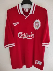 MODIFICADA LIVERPOOL 1996-1998 Carlsberg camiseta shirt trikot maillot 46/48 - Picture 1 of 7