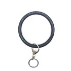 Soft Silicone Loop Bangle Key Ring Wrist Keychain Bracelet Round Keyring Jewelry