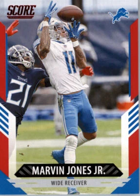 2021 Score #135 Marvin Jones Jr. Red Detroit Lions - Image 1 of 2