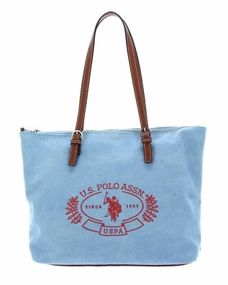 U.S. POLO ASSN. Shopping Bag M Sky Blue - Imagen 1 de 4