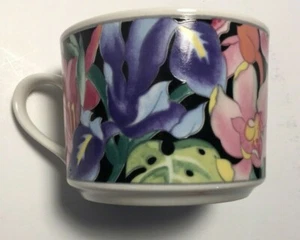 Taza taza café té LYNNS ORQUÍDEAS FLORALES IRIS ¡MUY BONITA! - Imagen 1 de 4