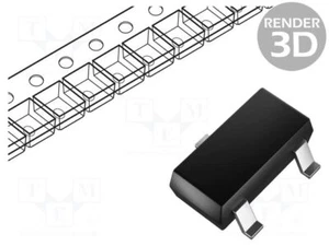 Transistor: PNP 1,5A bipolar 625mW 20V SOT23 FMMT718TA PNP SMD-Transistoren - Bild 1 von 2