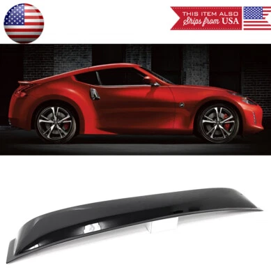 Spoiler traseiro viseira defletor ventilação sol chuva asa sombra para 09-22 Nissan 370Z - Imagem 1 de 4