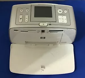 HP Photosmart 385 4x6 Printer Q6387L W/ Case - Picture 1 of 10