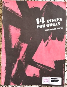 14 Pieces For Organ by Gordon Young 1969 Music Book - Picture 1 of 4