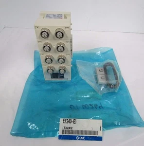 SMC INPUT UNIT EX240-IE1 8 POINTS 24 VDC IP65 NOS - Picture 1 of 8