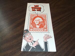 1967 MILWAUKEE ROAD LET GEORGE DO IT TICKET BY MAIL BROCHURE